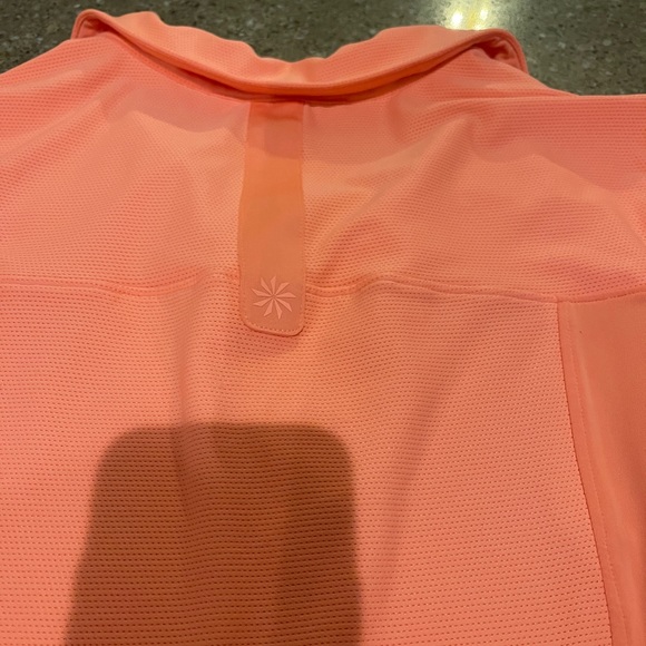 Athleta Coral Polo NWT size L DriFIT fabric with venting - Picture 13 of 14